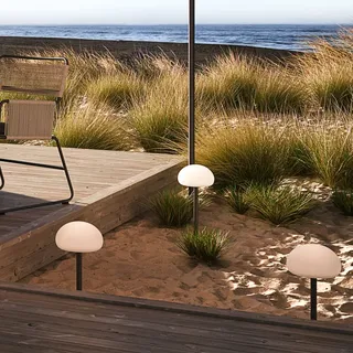 Nordlux Außenleuchte Metall 51,5 cm inkl. LED, schwarz-weiß