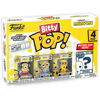 Funko Bitty Pop! Minions - Roller Skating Stuart Kevin und eine Überraschungs-Mini-Figur - 0.9 Inch (2.2 cm) - Minions 2 Sammlerstück