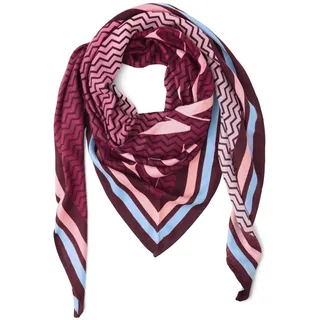Street One Damen 5706615 Gemustertes Dreieckstuch, Multicolor, Einheitsgröße