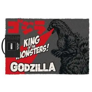Pyramid International Godzilla Fußmatte aus Kokosfaser für drinnen und draußen (Design „König der Monster“) für Außen- und Innentüren, 40 cm x 60 cm, offizielles Produkt