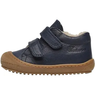 NATURINO Racoon VL-Lauflernschuhe mit Wollfutter blau 18