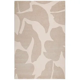 Esprit Flachwebeteppich , Creme, Beige , Textil , Floral , quadratisch , 200x200 cm , Textiles Vertrauen - Oeko-Tex® , für Fußbodenheizung geeignet, in verschiedenen Größen erhältlich, pflegeleicht, leicht zusammenrollbar , Teppiche und Böden, Teppiche, Webteppiche
