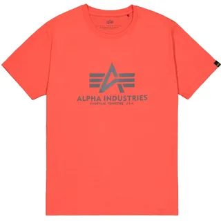 Alpha Industries Basic T-Shirt für Herren, Radiant Red