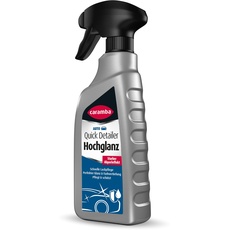 Caramba Quick Detailer Hochglanz (500 ml) – schnelle Autopflege für strahlende Farbe mit Hochglanz-Finish – Pflegeemulsion mit wasserabweisender Lackversiegelung