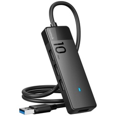 Bild USB Hub 3.2 Gen 2, USB Verteiler mit 4-Port USB-A-Anschlüssen, 50cm Kable, kompatibel mit Windows 7/8/10/11, Mac OS,Linux