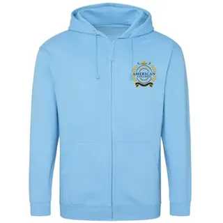 AMERICAN COLLEGE USA Unisex Pullover Hoodies Herren Damen Manner Frauen Hooded Sweatshirt, Türkis, Medium