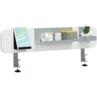 Paidi Kinderschreibtisch Funktionsboard 81 x 16 x 2 cm Metall grau/weiß
