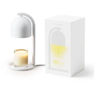 SwitchBot Smart Kerzenwärmer Lampe mit Geschenkbox, Matter-kompatibel für Apple Home & Alexa, Duftlampe Elektrisch mit Timer und Dimmer, Candle Warmer Lamp für Einzugsgeschenke, Weiß