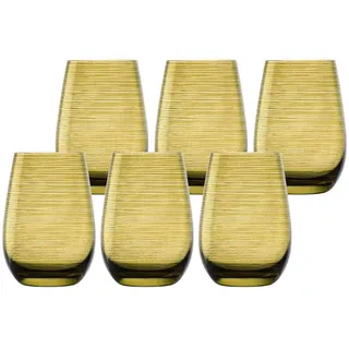 Stölzle Glas »Becher Twister 465 ml 6er Set«, grün