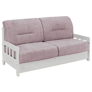 Livetastic Schlafsofa, Rosa, Weiß, & 154x88x90 cm,