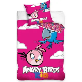 Leinen inklusive Angry Birds Rio Stella und Perla 140/200