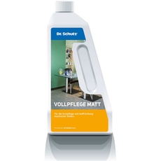 Dr. Schutz Vollpflege Matt 750 ml für Vinyl, Designboden PVC, CV, Linoleum | Einpflege & Auffrischung elastischer Böden | bildet matte Schutzschicht, verringert Schmutzhaftung | Vinylboden Pflege