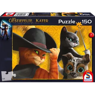 Schmidt Spiele Der Gestiefelte Kater und seine Freunde, 150 Teile: