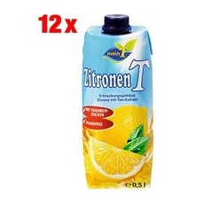 meinT Zitrone Fruchtsaftgetränk 12x 0,5 l