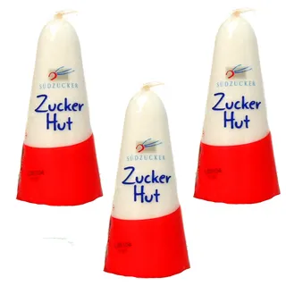 3x 250g Südzucker Zuckerhut Feuerzangenbowle Punsch bowle Backen süßen