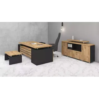 Designer Büromöbel Luxus Arbeitszimmer Set Modernes Designer Möbel 3tlg