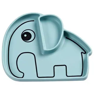 Done By Deer Silikon Stick&stay Teller Elphee - Blue - 0 Monate