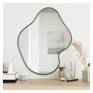 vidaXL Wandspiegel Schwarz 60x50 cm