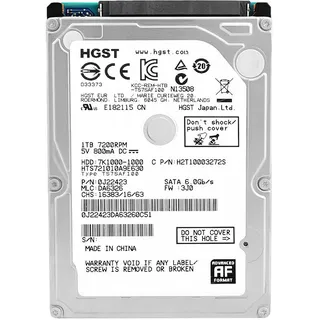 Festplatte HGST 1TB HTS721010A9E630 32Mb Cache 7200Rpm Sata III 2,5'' Zoll