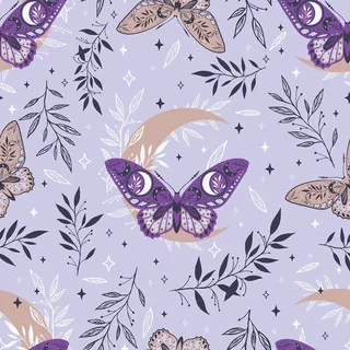 VaryPaper Selbstklebende Tapete Libellen Lila Klebefolie Motiv 44.5cmx200cm Dekofolie Selbstklebend Möbelfolie Muster Fototapete Schlafzimmer Kinderzimmer Schrankfolie Regal Folie für Möbel