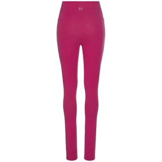 LASCANA LASCANA, Leggings mit breitem Bündchen, pink,