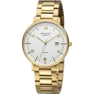REGENT Herren Armbanduhr Analog gold URF1522