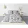 Flanell Grau 135 x 200 cm 80 x 80 cm
