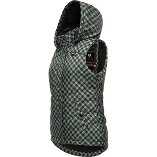 Steppweste RAGWEAR "Steppweste Hesty Print", Damen, Gr. XL, grün (dusty grün), Obermaterial: 100% Polyester PES.  Futter: 100% Polyester PES. 100% Polyester PES., Westen Steppweste