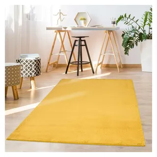 Carpet City »TOPIA 400« rechteckig 21 mm Höhe Kunstfell-Teppich mit Kaninchenfell-Optik, Haptik, Schlafzimmer,