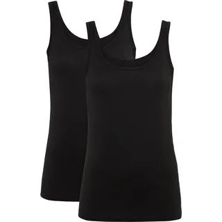 SCHIESSER Damen, 2 Pack Trägertop Unterhemd - Modal Essentials