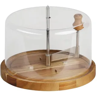 Kesper | Käsehobel mit Haube | FSC-zertifiziertem Akazienholz | 21,7 cm Ø | ideal für den täglichen Gebrauch