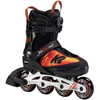 K2 SK8 Hero BOA ALU Schwarz/Orange 32-37