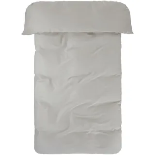 Jotex Zack Satin Bettbezug - 100% hochwertige exklusivem Satin aus Bio-Baumwolle GOTS Zertifiziert Bettbezug - Beige 200x220cm
