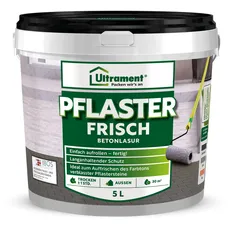 Ultrament Pflaster Frisch, Betonlasur (Anthrazit, 5 Liters)