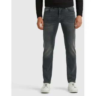 5-Pocket-Jeans PME LEGEND "NAVIGATOR PTR121", Herren, Gr. 40, Länge 34, grau (comfort dunkelgrau), Denim/Jeans, Obermaterial: 75% Baumwolle, 16% Polyester, 8% Viskose, 1% sonstige Fasern, lang, Jeans 5-Pocket-Jeans