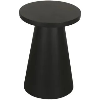 byLIVING Beistelltisch Cone Schwarz Akazie 40 x 50 cm