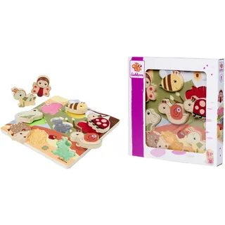 Eichhorn Fühlpuzzle mit Stoff 100006840