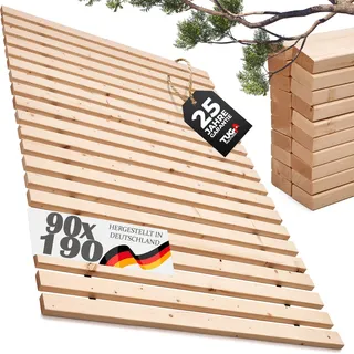 stabilster Rollrost Lattenrost Bettgröße 90x190cm 0 - 500kg Flächenlast Marke " TUGA - Holztech "