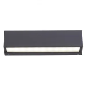 LED Wandlampe außen Haus IP65 Aluminium Anthrazit 2290 lm Up Down Außenlampe