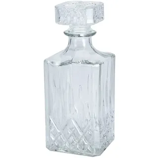 Klassische 900 ml 0,9 Liter Karaffe Glaskaraffe Whisky Cognac Flasche Whiskey Likör Wein Flasche