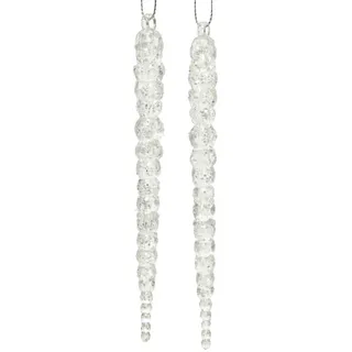 Acryl-Anhänger d2h15 cm zlvr 2pcs suspendiert - Grau