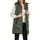 Damen 3/4-lange Steppweste mit Kapuze JDYSkylar Padded Hood Waistcoat 15220630 Forest night M