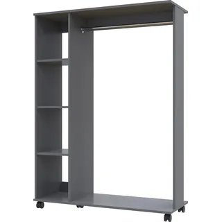 nabbi Schrankorganisator Kommode D1 - Anthrazit - Dunkelgrau