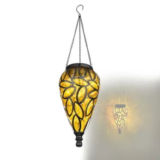 bmf-versand Solarleuchte Garten Tropfen Solarlampe hängend Außen Hängelampe Solar LED