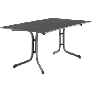 Sieger Boulevard-Klapptisch 165 x 95 x 73 cm eisengrau/Schieferdekor Anthrazit