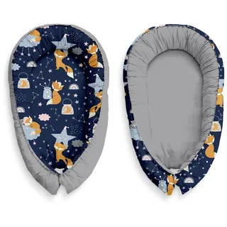KosPu Multifunktionale Kuschelnest Babynest Kokon für Babys und Säuglinge, Nestchen, Reisebett, 100% Baumwolle, antiallergisch
