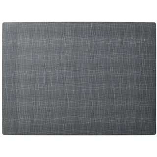 APS 60583 Tischset/Platzset, abwaschbar, schmutzabweisend & rutschhemmend, 45 x 33 cm, 1 STK., Silikon, anthrazit