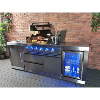 Buschbeck Outdoorküche Oxford silber