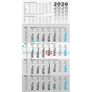Glocken 4-Monatskalender 2026 „UWS“ | 300×555 mm