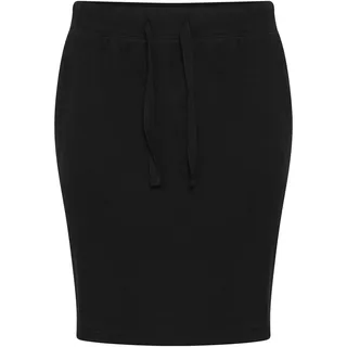 Sweatrock OXMO "Sweatrock OXLou", Damen, Gr. M, schwarz, Obermaterial: 95% Baumwolle CO. 5% Elasthan EL., Röcke Sweatrock